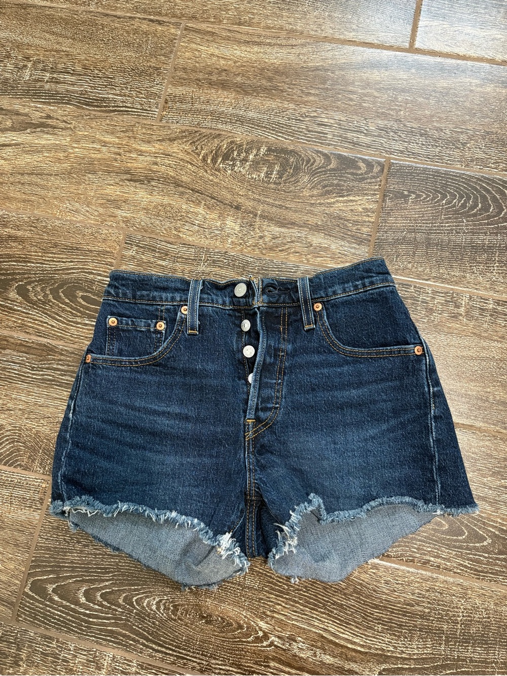 Levi’s button snap fly shorts